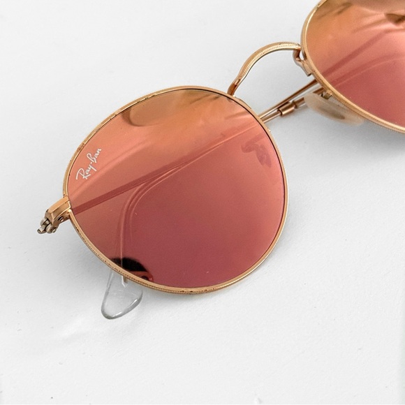 Ray-Ban Pink Round Flash Reflective Sunglasses main image 7